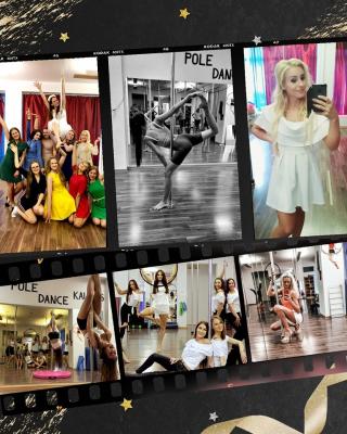 mergvakaris su poledance